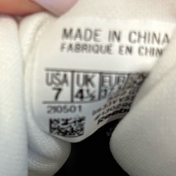 Reebok Vintage High tops White Yellow Women’s Sz 7 Sneakers - Picture 8 of 8